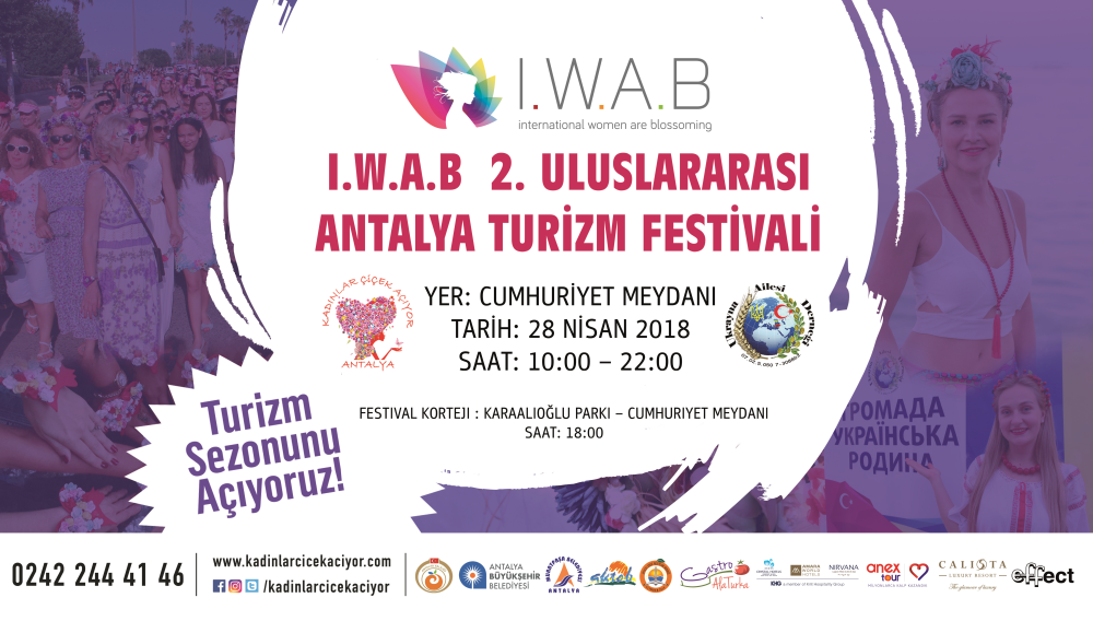 I.W.A.B. 2. ULUSLARARASI ANTALYA TURİZM FESTİVALİ | Türkiye