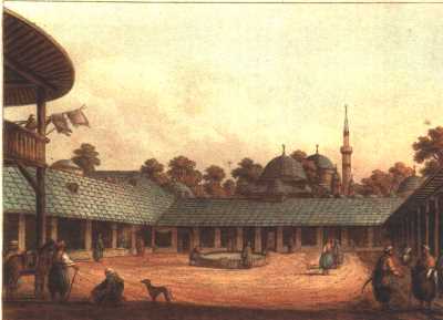 Lüleburgaz Sokullu Mehmet Paşa Kervansarayı (1608 yılında Lüleburgaz'a uğrayan  Polonyalı SeyyahSimeon'un Seyahatnamesinden alınmıştır.) 