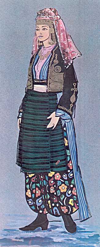 Isparta Halk Giyimi - Kadın Giyimi