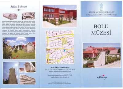 Bolu Müzesi broşürü