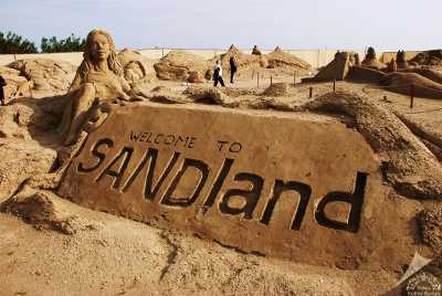  Antalya Sandland'deki Kumdan Heykeller