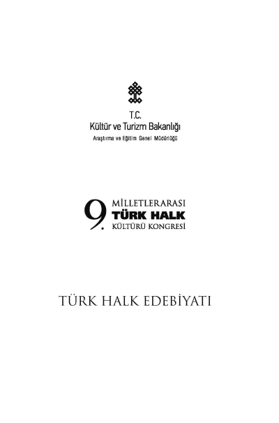 Geçmişten Günümüze Türk Dili ve Edebiyatı Tasnifi İçinde Türk Halk Edebiyatı’nın Yeri