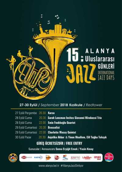 15. Alanya Uluslararası Caz Günleri, Antalya