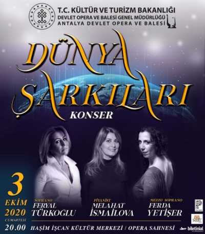 Antalya Devlet Opera ve Balesi, Dünya Şarkıları Konseri
