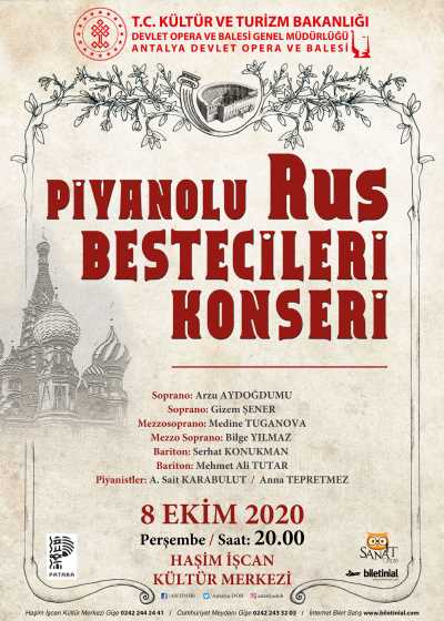 Antalya Devlet Opera ve Balesi, Piyanolu Rus Bestecileri Konseri