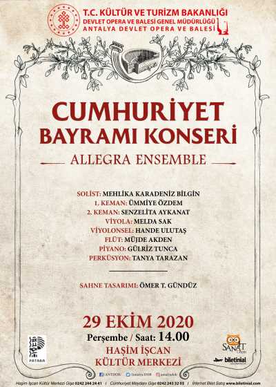 Antalya Devlet Opera ve Balesi, Cumhuriyet Bayramı Konseri