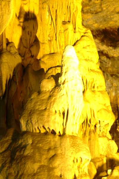 Bulak (Mencilis) Mağarası İçten görünüm